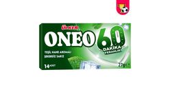 Ülker Oneo 60 Dakika Yeşil Nane Aromalı Şekersiz Sakız 27 g