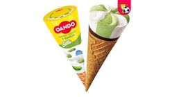 Oando Pistachio & Vanilla Cone Ice Cream 110 ml