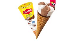 Oando Chocolate & Vanilla Cone Ice Cream 110 ml