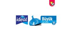 İdeal Büyük Boy Çöp Torbası 10 Adet