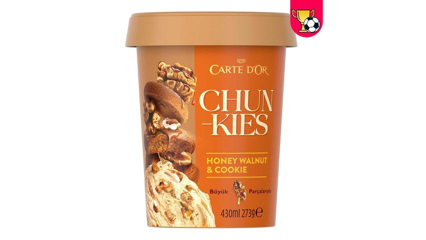 Algida Carte d’Or Chunkies Honey Walnut, Cookie and Caramel 430 ml