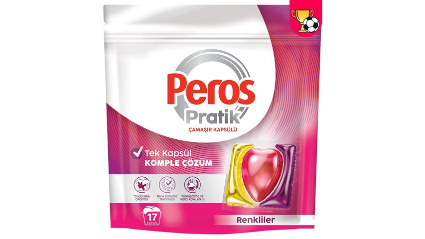 Peros Pratik Color Laundry Capsules 17 Capsules