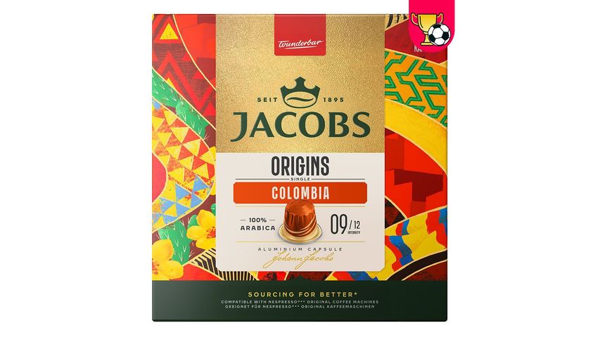 Jacobs Origins Colombia Coffee Capsules 18 pcs