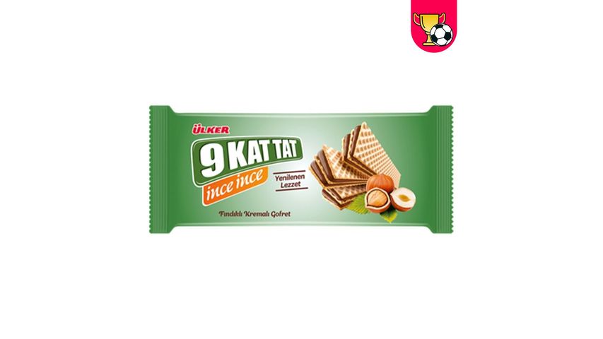 Ülker 9 Kat Tat İnce İnce Fındıklı Gofret 114 g