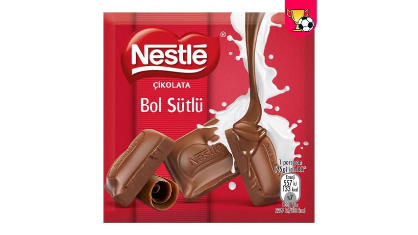 Nestlé Bol Sütlü Kare Çikolata 60 g