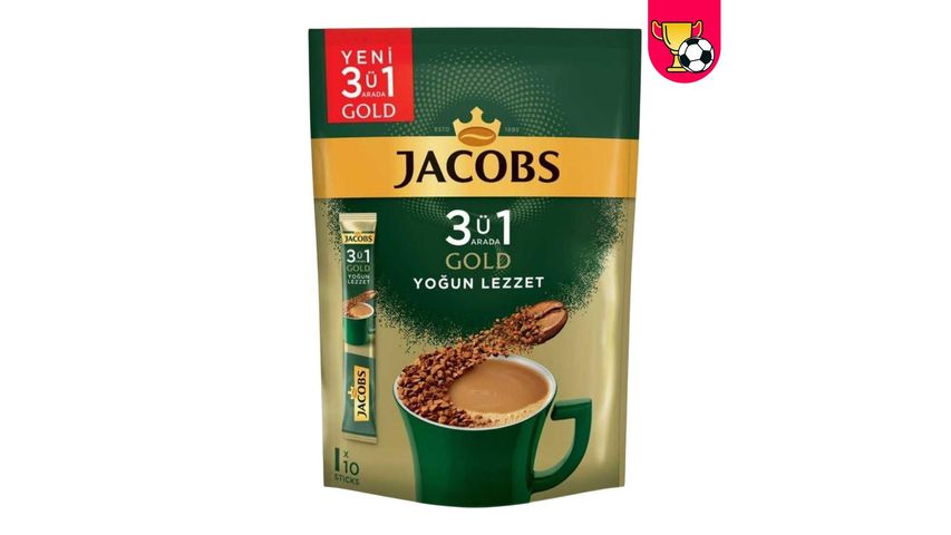 Jacobs 3 in 1 Gold Coffee Intense Flavor 10 x 18 g