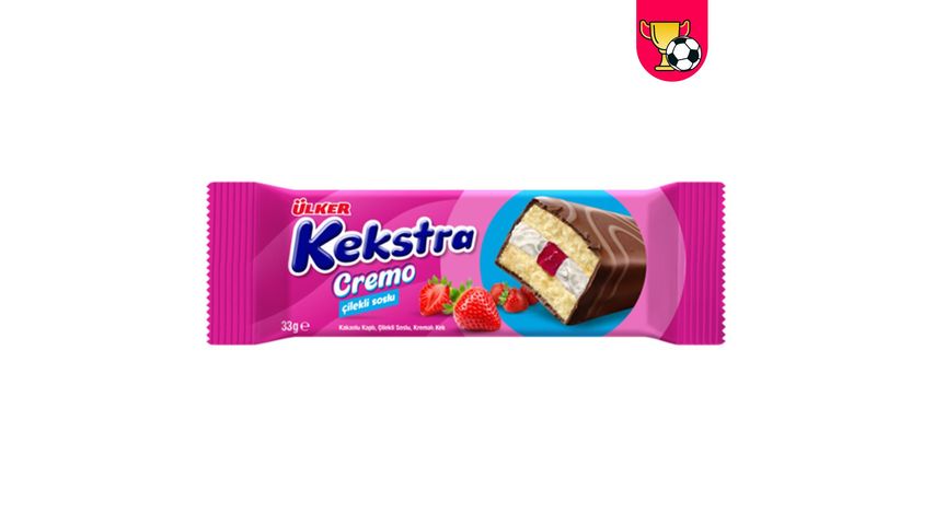 Ülker Kekstra Cremo Strawberry Sauce Cake 33 g
