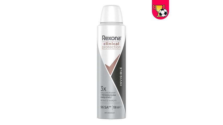 Rexona Clinical Protection Invisible Spray Deodorant 150 ml