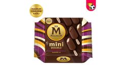 Algida Magnum Mini Double Chocolate, Black Mulberry & Caramel 6-Pack