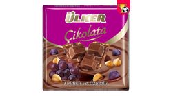 Ülker Fındıklı Üzümlü Sütlü Çikolata 60 g