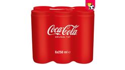 Coca-Cola Kutu 6 x 250 ml