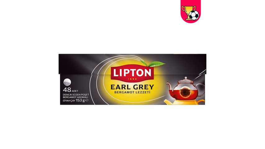Lipton Demlik Poşet Çay Earl Grey 48'li