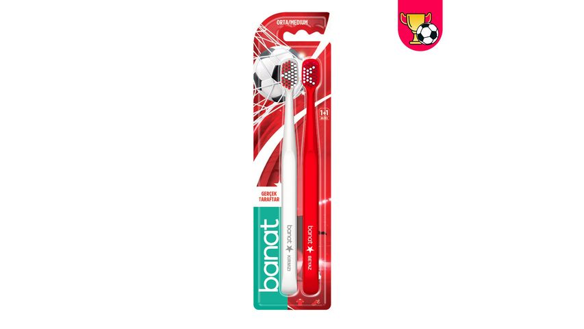 Banat Real Fan Toothbrush 1+1