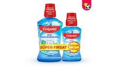 Colgate Plax Fresh Mint Mouthwash 500 ml & 250 ml