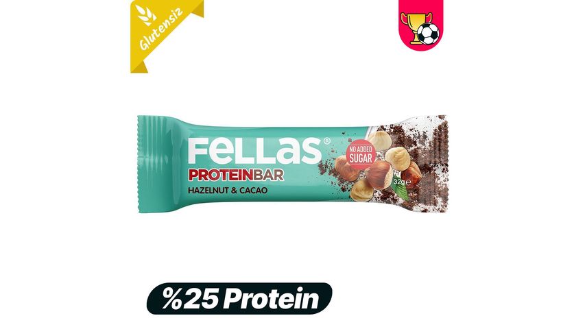 Fellas Fındık & Kakao Protein Bar 32 g