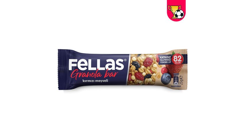 Fellas Red Berry Granola Bar 23 g