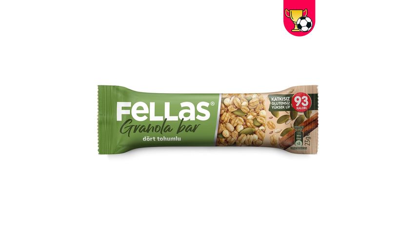 Fellas Four Seed Granola Bar 23 g
