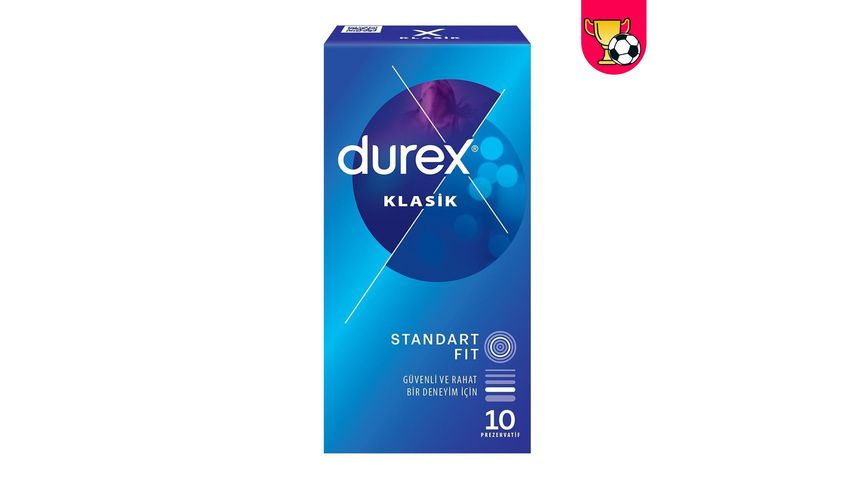 Durex Klasik Prezervatif 10'lu