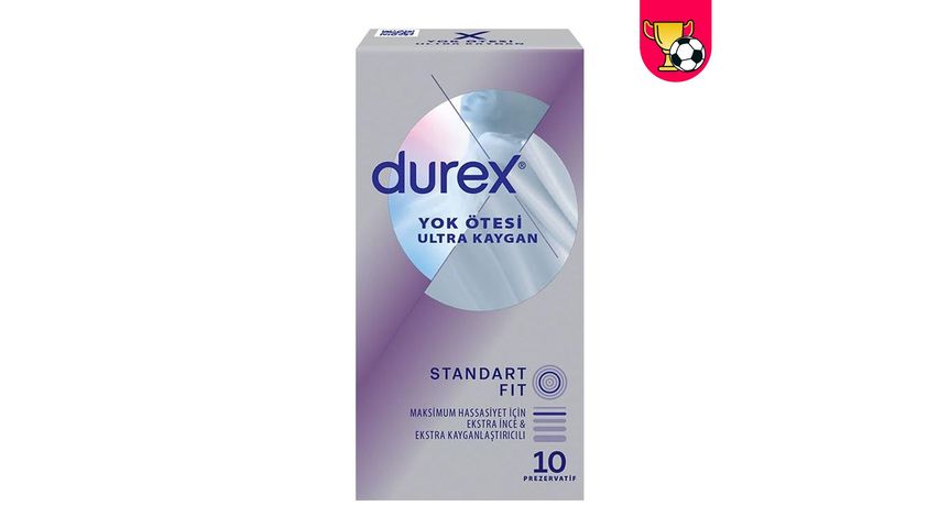 Durex Yok Ötesi Ultra Kaygan İnce Prezervatif 10'lu