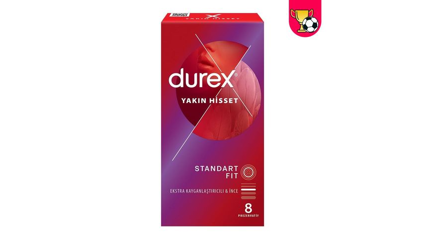 Durex Yakın Hisset Prezervatif 8'li