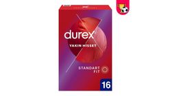 Durex Yakın Hisset Standart Fit İnce Prezervatif 16'lı