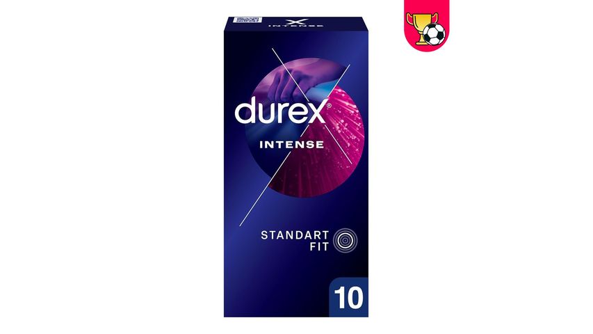 Durex Intense Uyarıcı Jelli ve Tırtıklı Prezervatif 10'lu