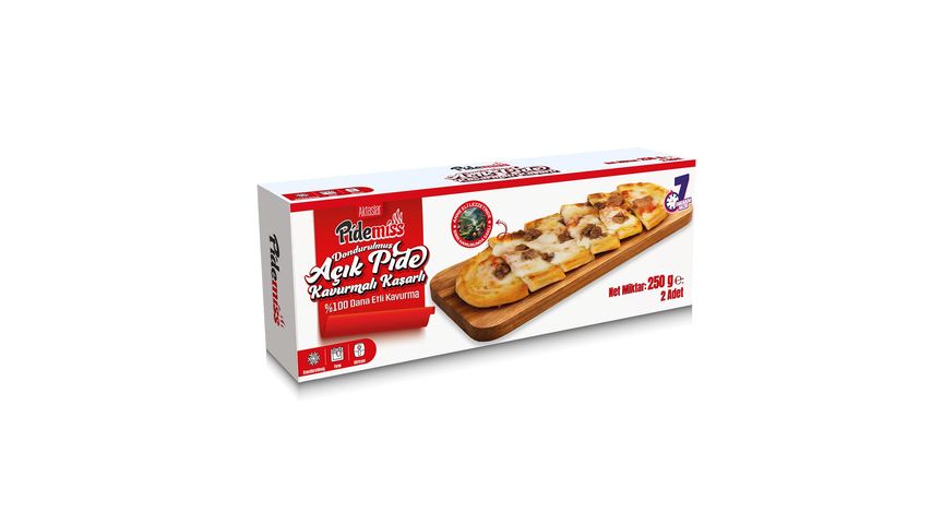 Pidemiss Open-Faced Pide with Roasted Beef & Kashar Cheese 250 g