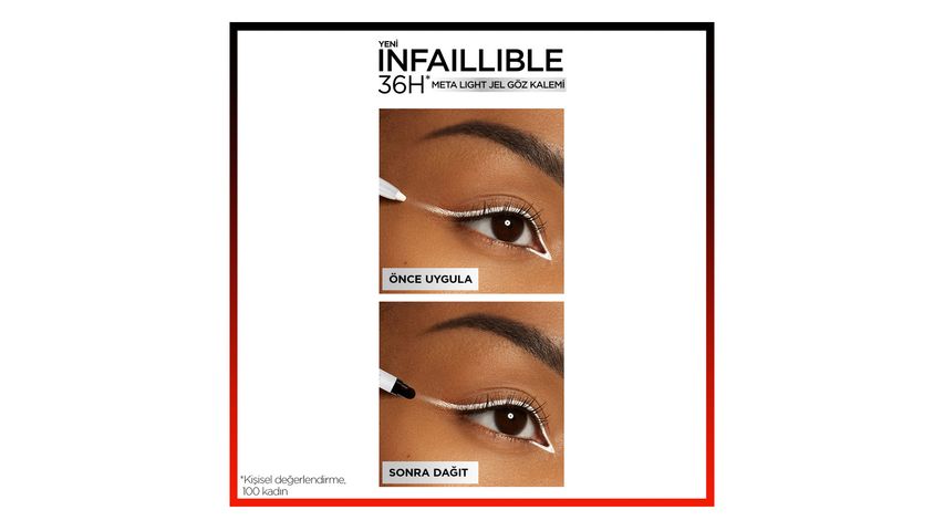L'Oréal Paris Infaillible Meta Light Jel Göz Kalemi - Polar White