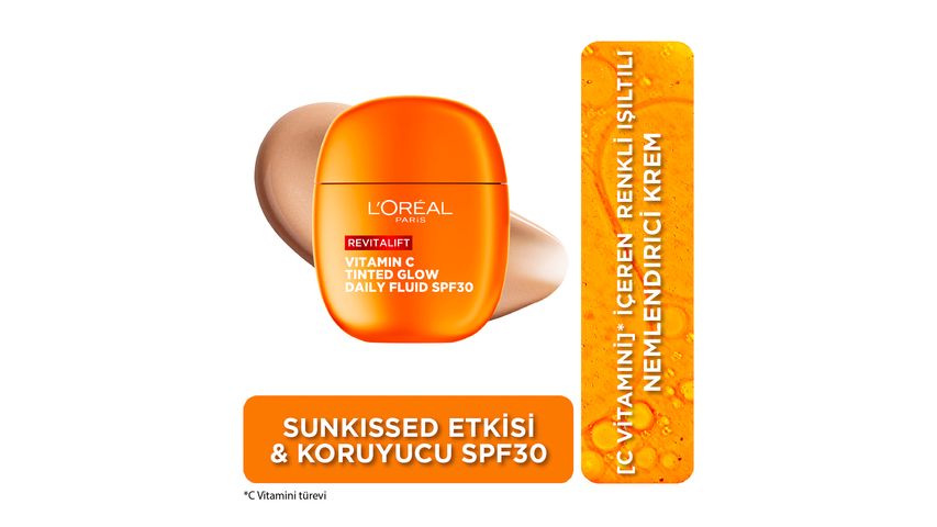 L'Oréal Paris Revitalift C Vitamini Renkli Işıltılı Nemlendirici Krem SPF 30