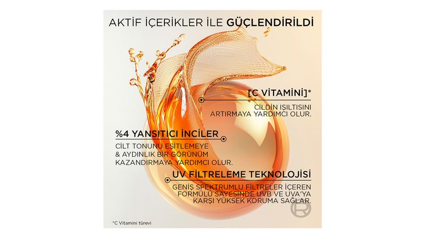 L'Oréal Paris Revitalift C Vitamini Renkli Işıltılı Nemlendirici Krem SPF 30