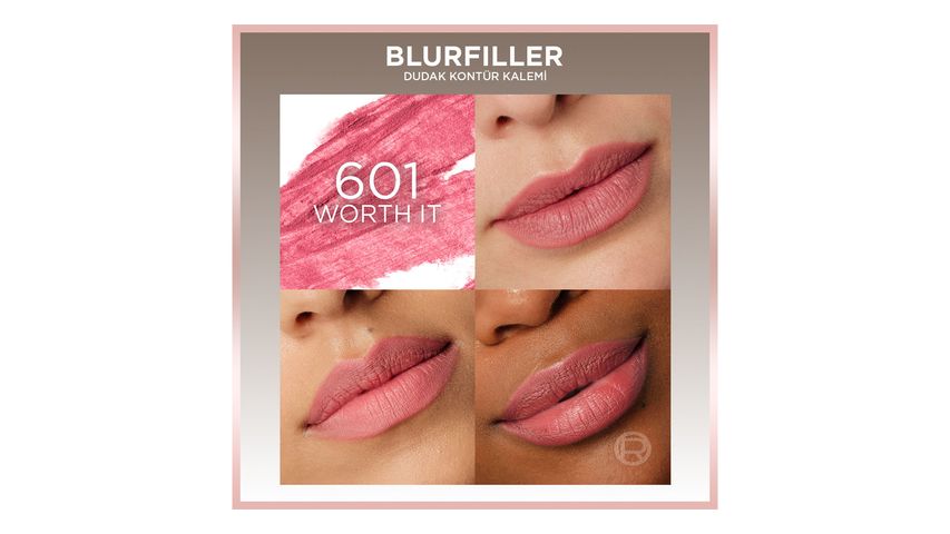 L'Oréal Paris Blurfiller Lip Liner - 635 Worth It Medium