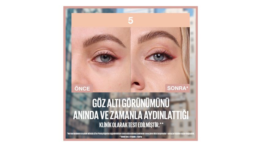 Maybelline New York Lifter Kafein & Peptit İçeren Nemlendiren ve Aydınlatan Kapatıcı - 05