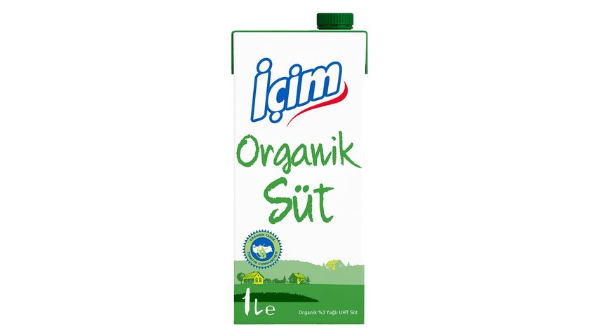 İçim Organik Süt 1 L