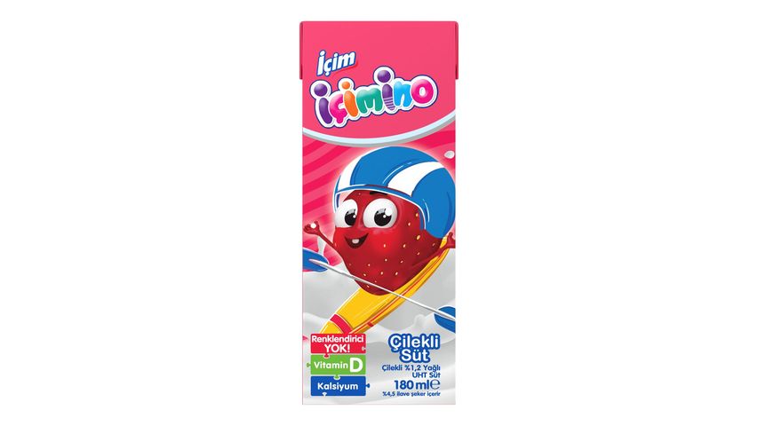 İçim İçimino Çilekli Süt 180 ml