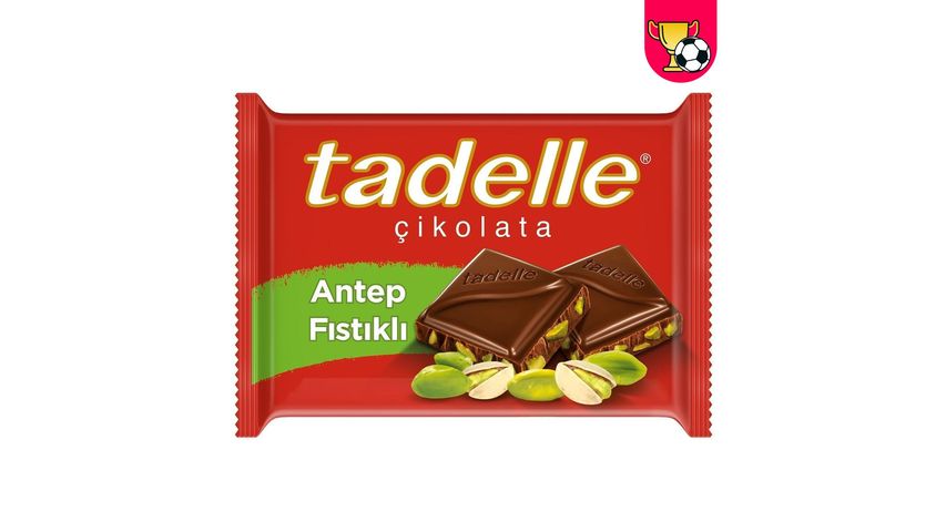 Tadelle Bol Sütlü Antep Fıstıklı Tablet Çikolata 60 g