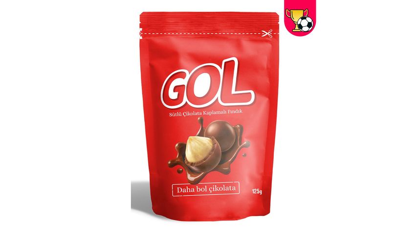Tadelle Gol Sütlü Çikolatalı Fındık Draje 125 g