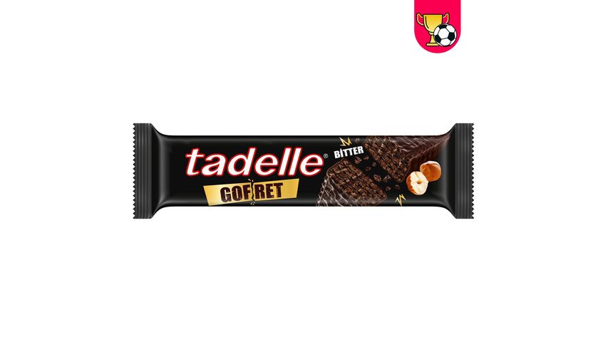 Tadelle Bitter Çikolata Kaplı Kakaolu Gofret 28 g
