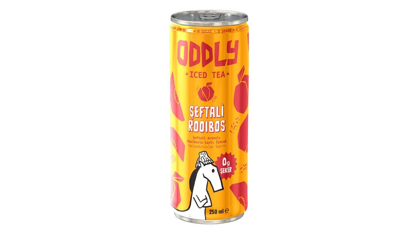 Oddly Şeftali & Rooibos Aromalı Soğuk Çay 250 ml