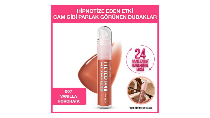 Maybelline New York Lifter Gel Ekstra Parlak & Nemlendirici Dudak Parlatıcısı - 07 Vanilla Horchata