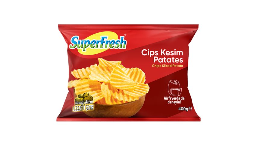 SuperFresh Cips Kesim Patates 400 g