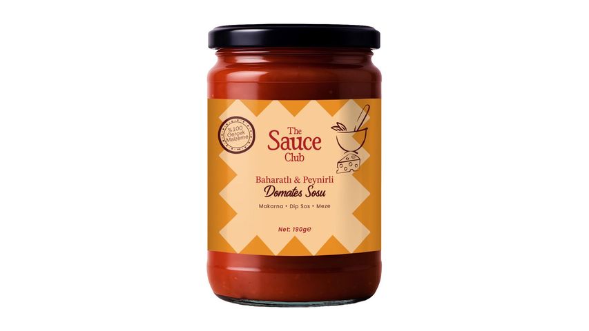The Sauce Club Baharatlı Peynirli Domates Sosu 190 g