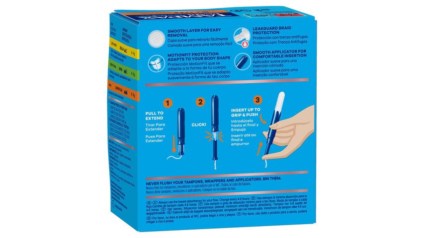 Tampax Pearl Compak Super+ Tampons 16 Pieces