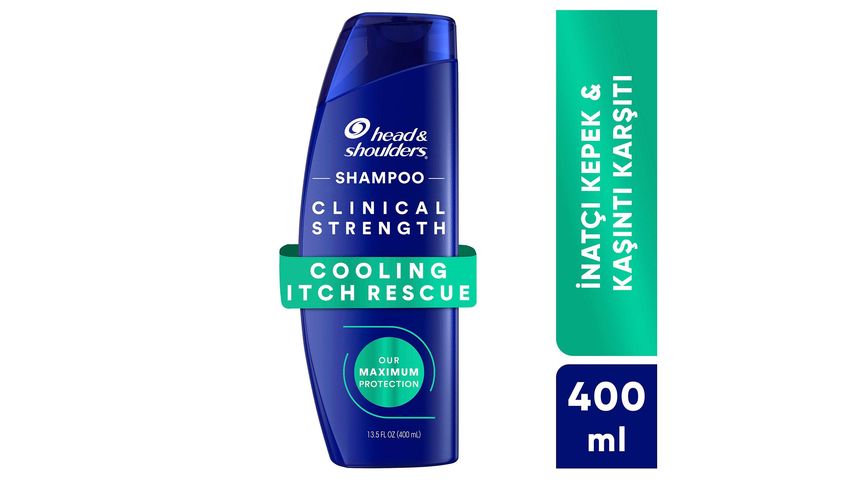 Head & Shoulders Clinical Strength Cooling Itch Rescue Kaşıntı Karşıtı Şampuan 400 ml