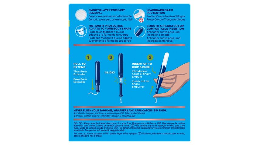 Tampax Tampon Pearl Compak Super 16’lı
