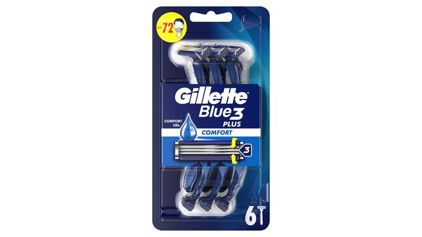 Gillette Blue 3 Comfort 6'lı
