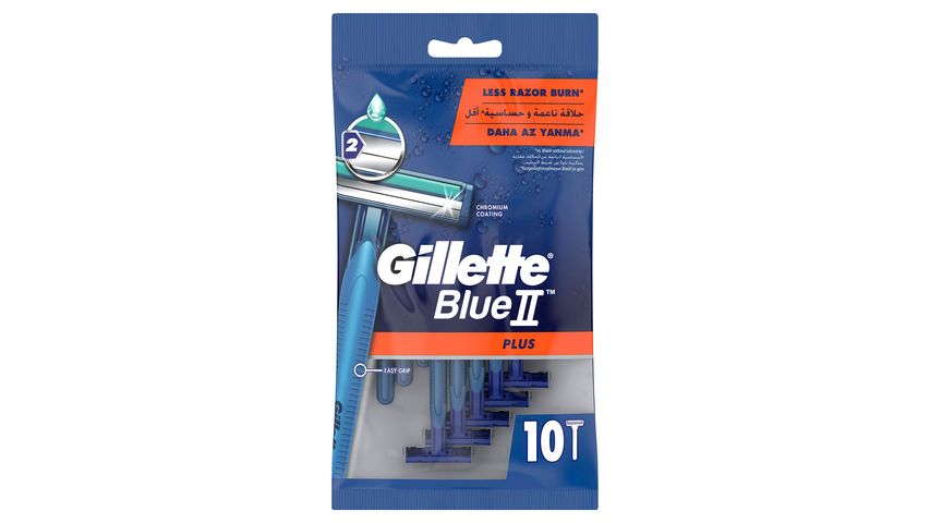 Gillette Blue 2 Plus Kullan At Tıraş Bıçağı 10'lu