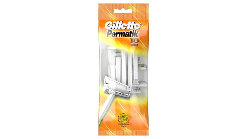 Gillette Permatik Disposable Razors 10 Count