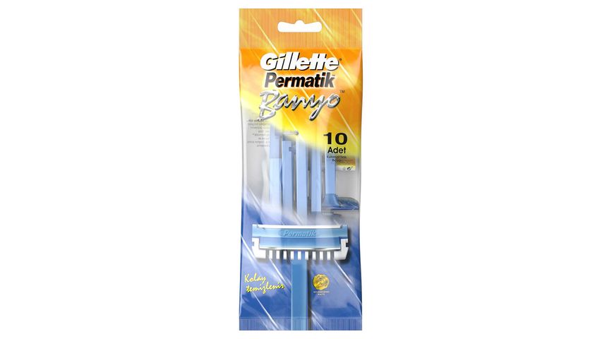 Gillette Permatik Banyo Kullan At Tıraş Bıçağı 10'lu