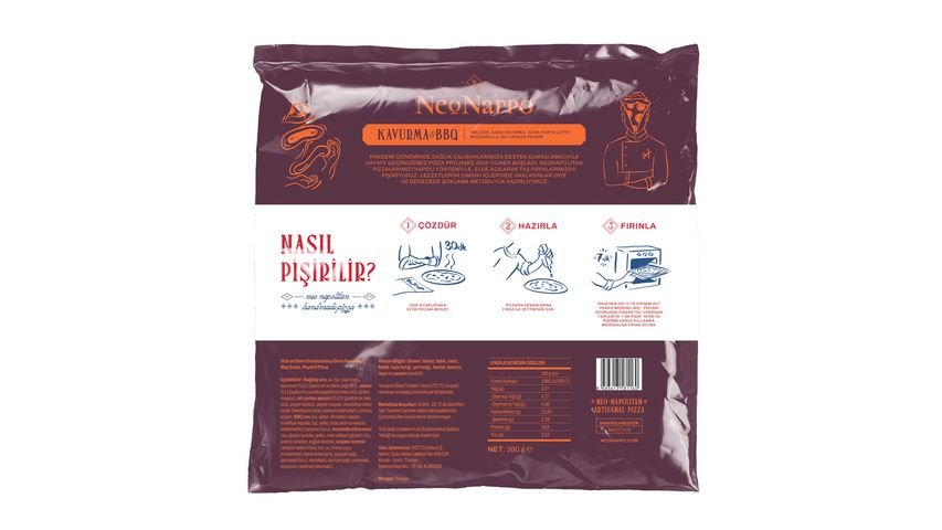 Neonappo Roast Beef & Barbecue Pizza 380 g