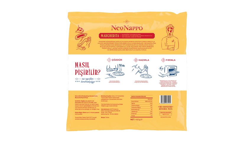 Neonappo Margherita Pizza 410 g